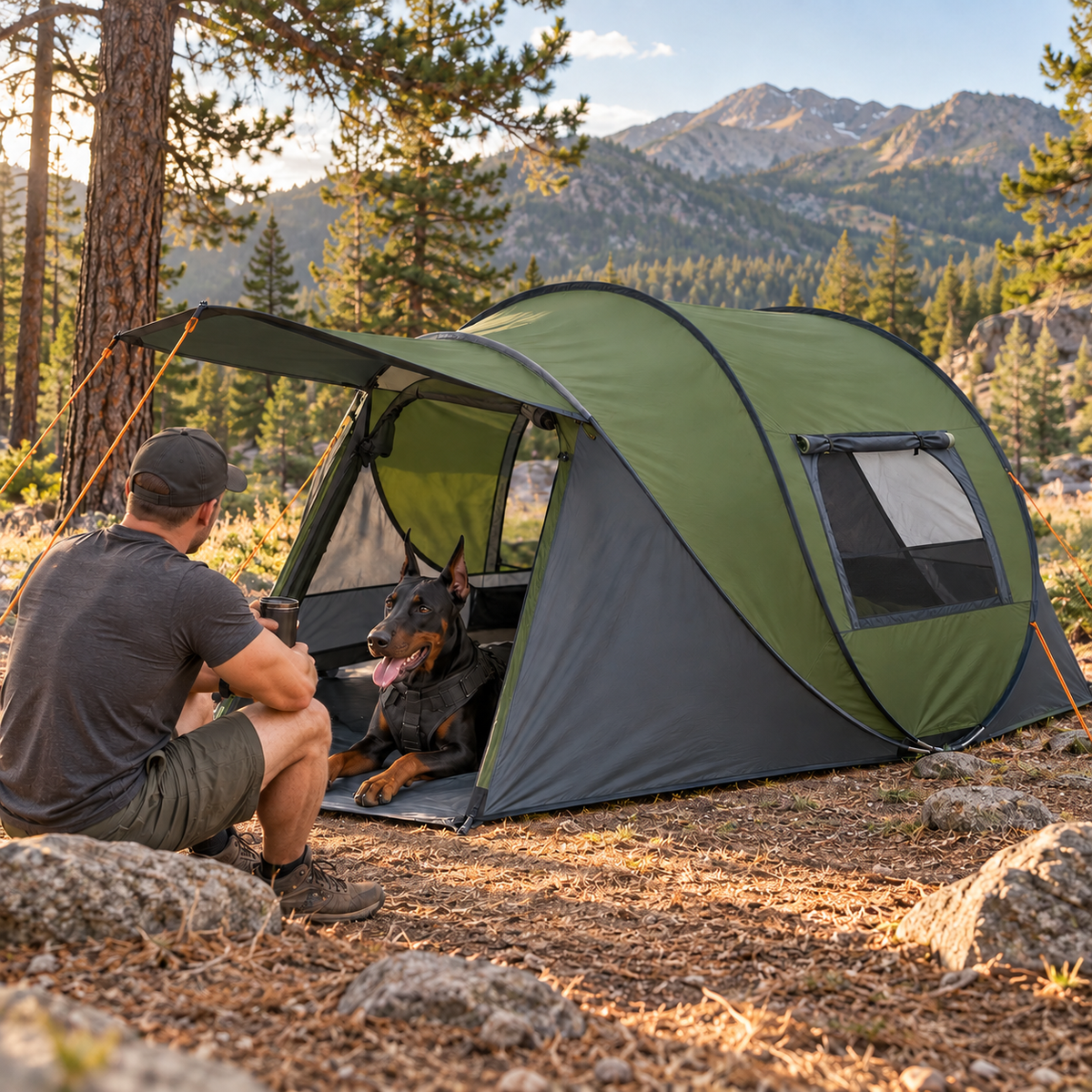 night cat 4 person tent 2–4 Pop-Up Camping – Rugged Companion Co MÖBEL MARTIN | BESSER Type_Gear Bags Set oder Einzeln:Gewichtssäckchen 2er Set - lang 【Set up in 5